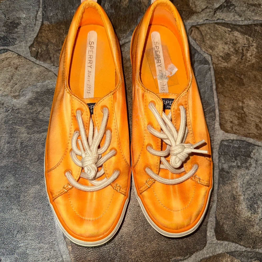 Sperry Vibrant Orange creamsicle Casual Shoes